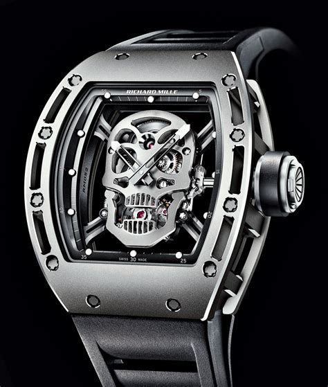 richard mille 052 tourbillon skull|richard mille skull watch price.